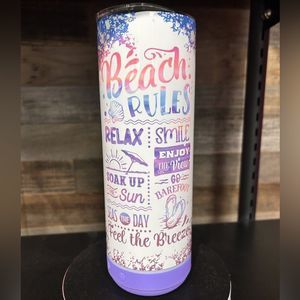 Beach Rules Tumbler 20oz